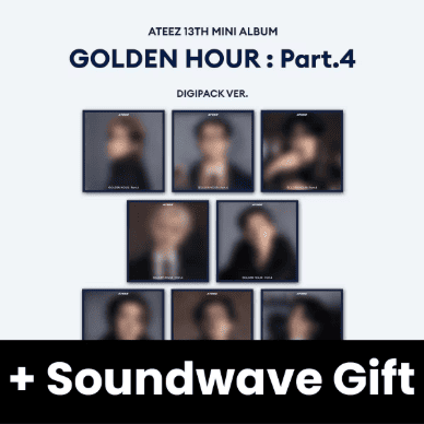 ATEEZ - GOLDEN HOUR : PART.4 (DIGIPACK VER.) + Soundwave Gift Nolae
