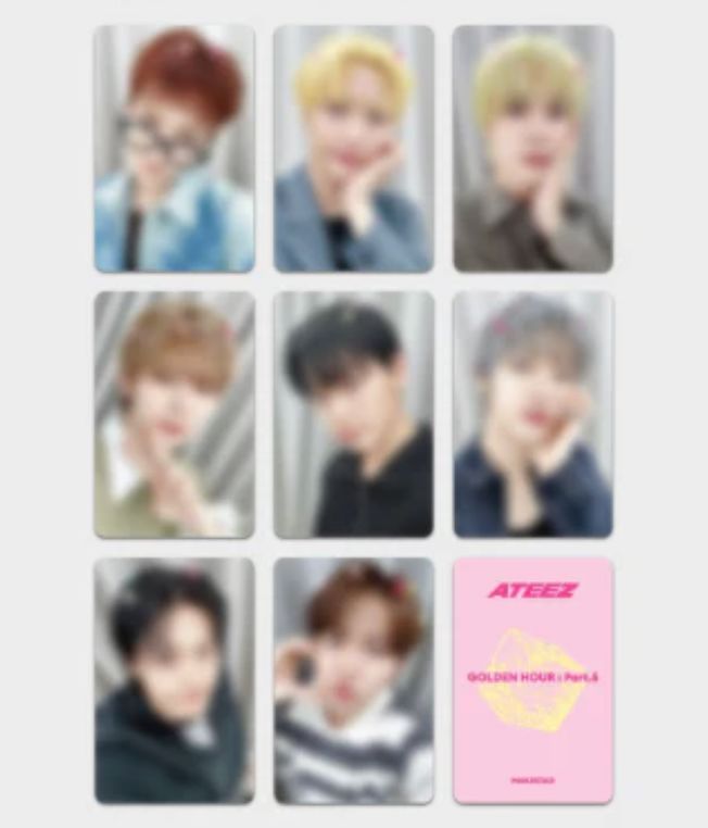 ATEEZ - GOLDEN HOUR : PART.5 (POCA ALBUM VER.) + Makestar Lucky Draw Gift Nolae