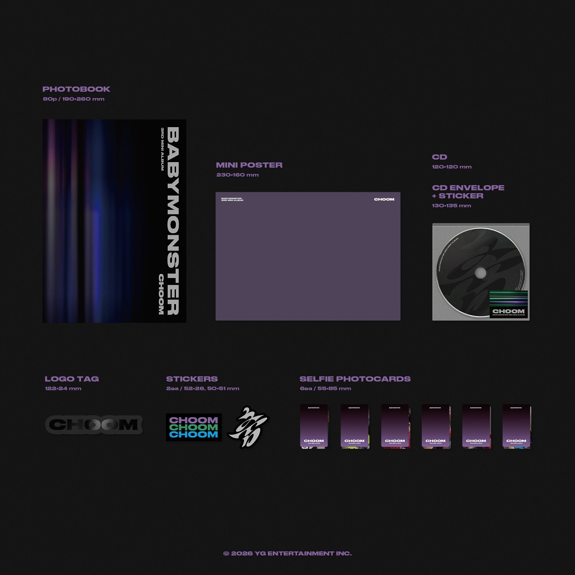 BABYMONSTER - CHOOM SET + EARLY-BIRD Weverse Gift