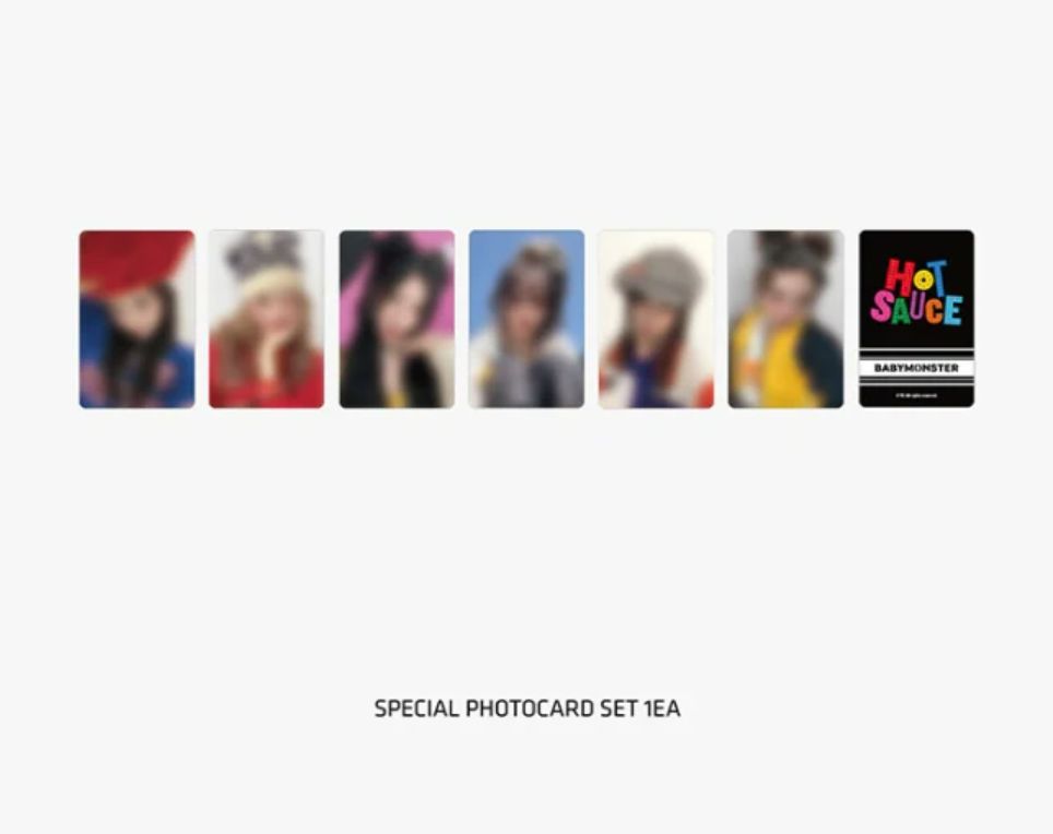 BABYMONSTER - TRADING PHOTOCARD (HOT SAUCE)
