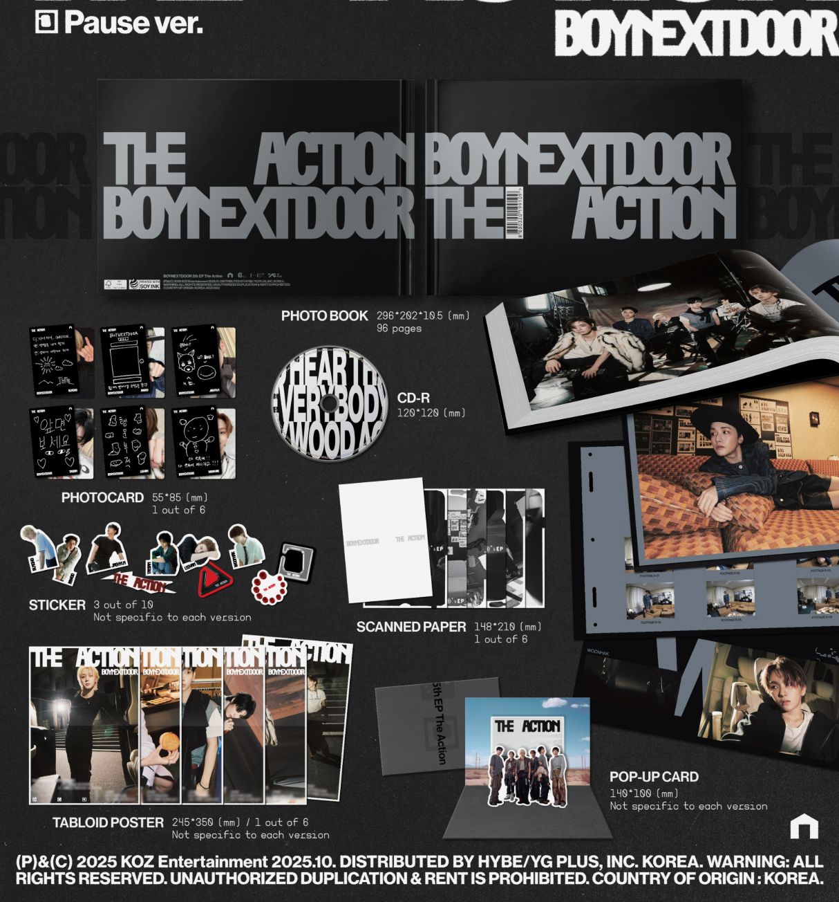 BOYNEXTDOOR - THE ACTION + WEVERSE GIFT Nolae
