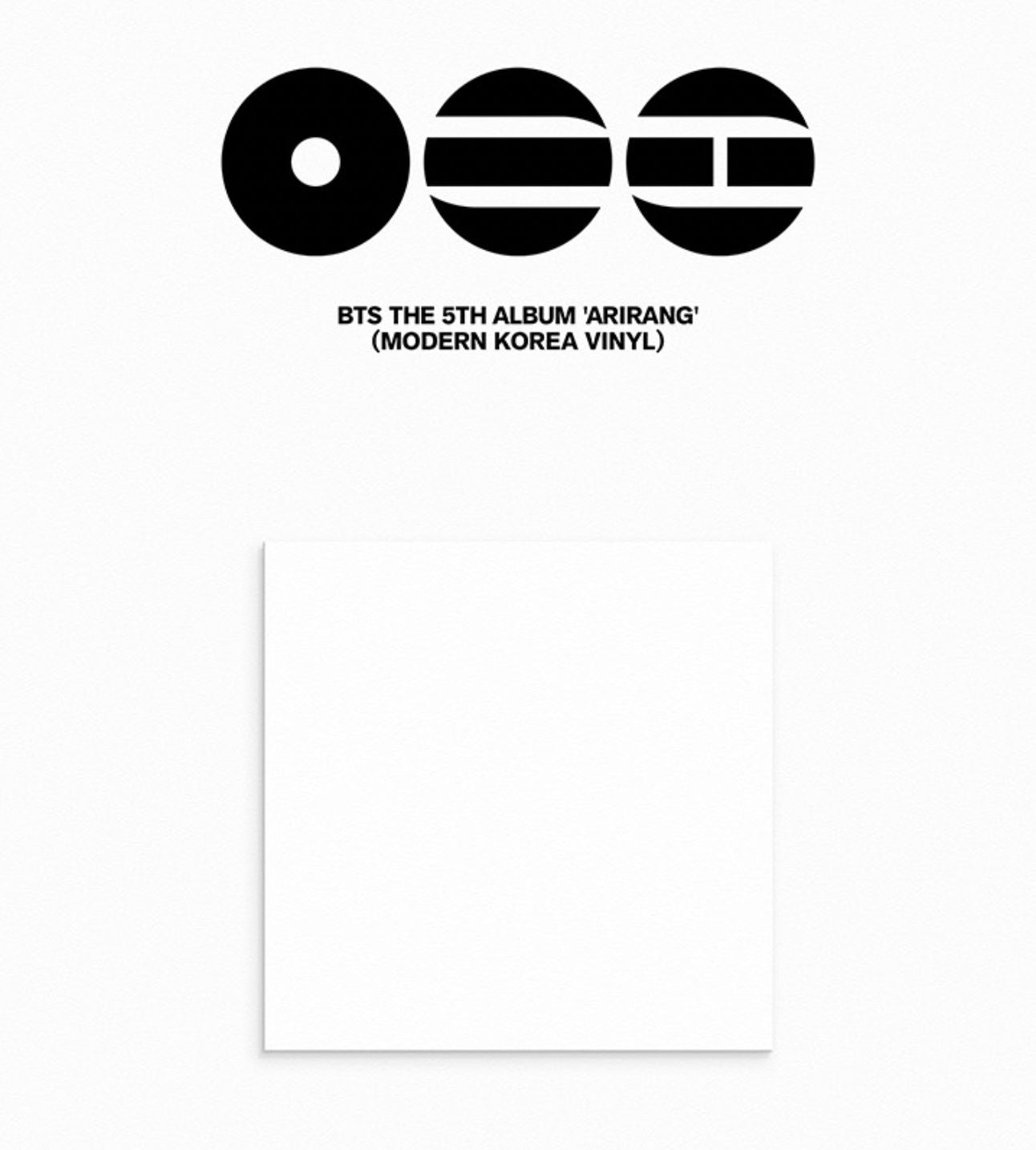 BTS - ARIRANG (MODERN KOREA VINYL) Nolae