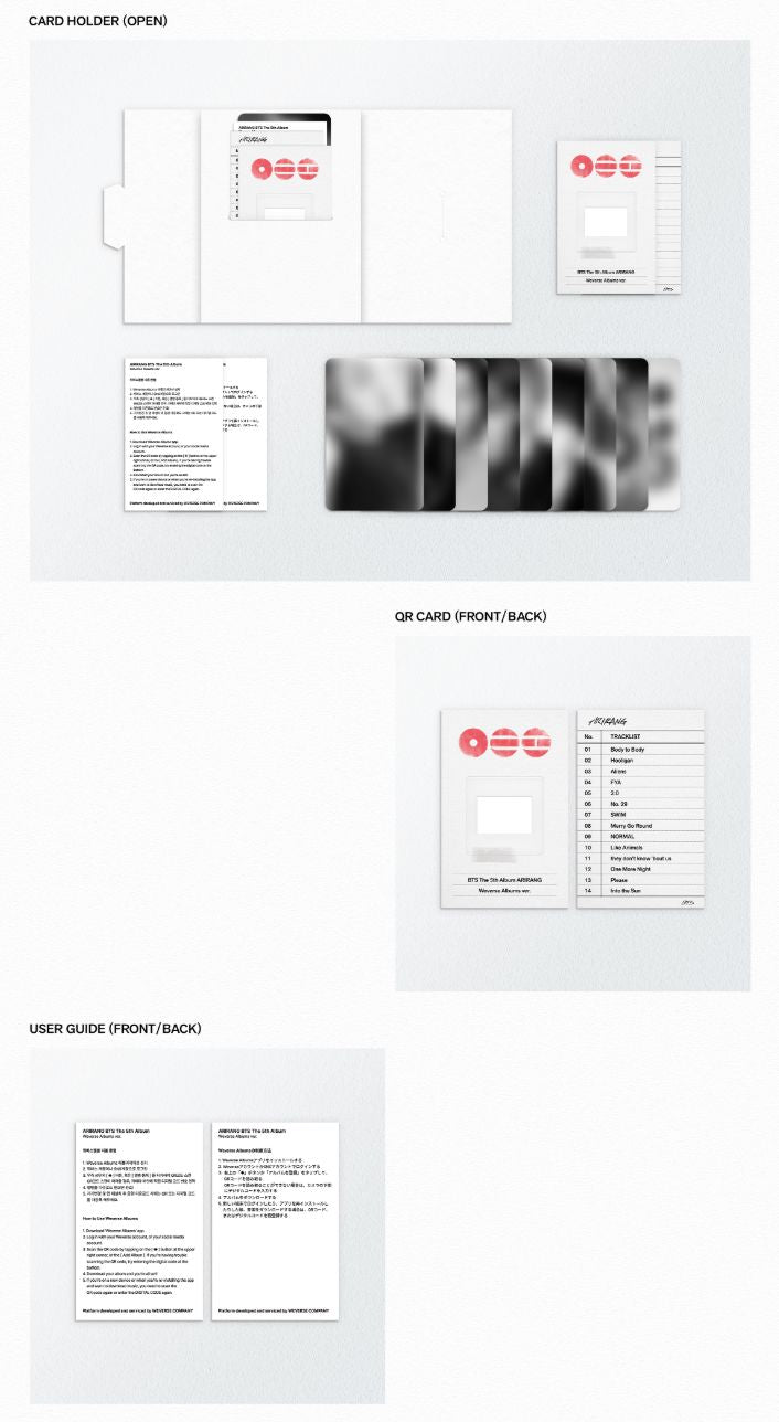 BTS - ARIRANG (WEVERSE ALBUMS VER.) + Ktown4u Gift Nolae