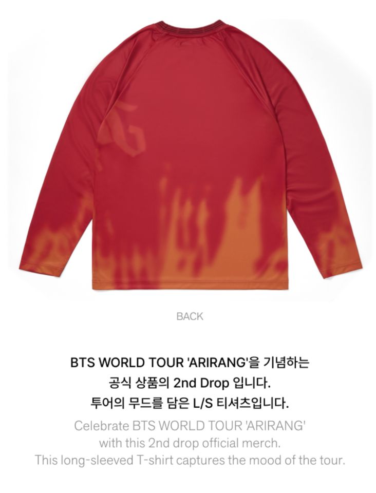 BTS - WORLD TOUR 'ARIRANG' 2ND DROP OFFICIAL MD Nolae