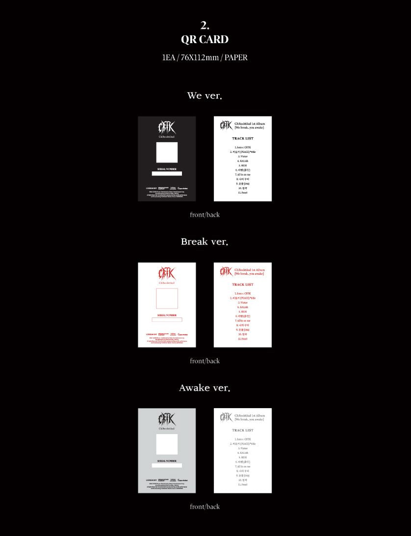 CHROCKTIKAL - WE BREAK, YOU AWAKE (QR ALBUM) Nolae