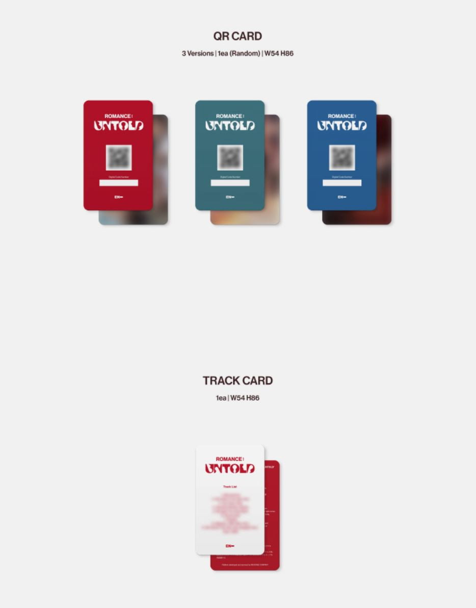 ENHYPEN - ROMANCE : UNTOLD (2ND STUDIO ALBUM) WEVERSE ALBUMS VER.