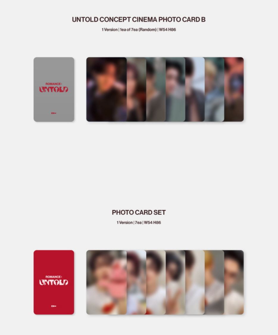 ENHYPEN - ROMANCE : UNTOLD (2ND STUDIO ALBUM) WEVERSE ALBUMS VER.