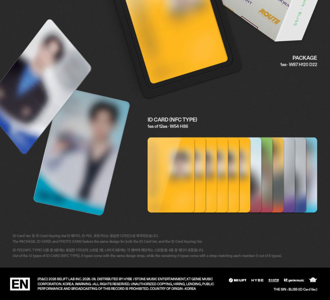 ENHYPEN - THE SIN: BLISS (ID CARD VER.) Nolae