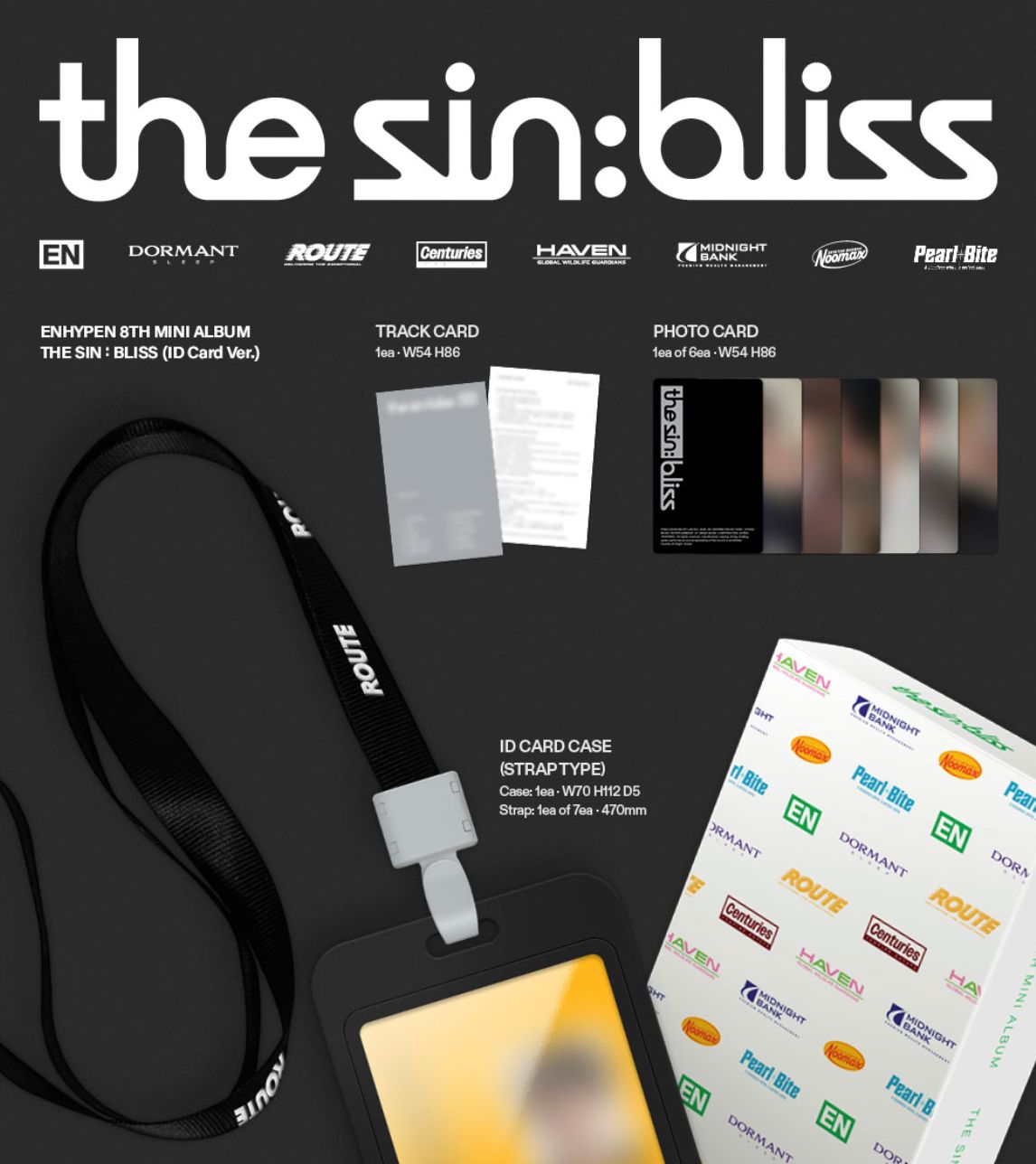 ENHYPEN - THE SIN: BLISS (ID CARD VER.) Nolae