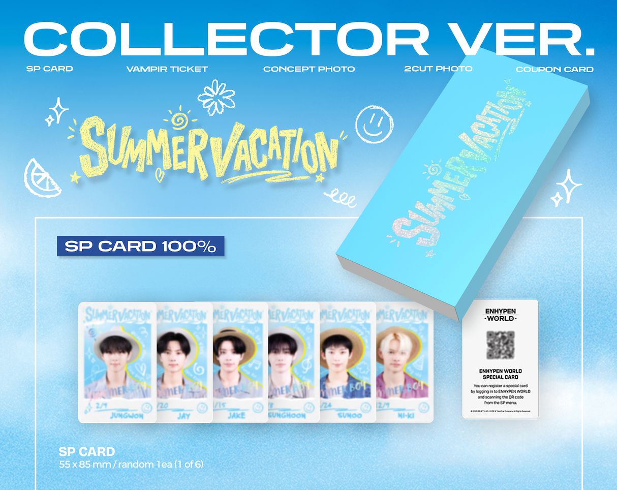 ENHYPEN - WORLD COUPON CARD COLLECTION (SUMMER VACATION VER.) Nolae