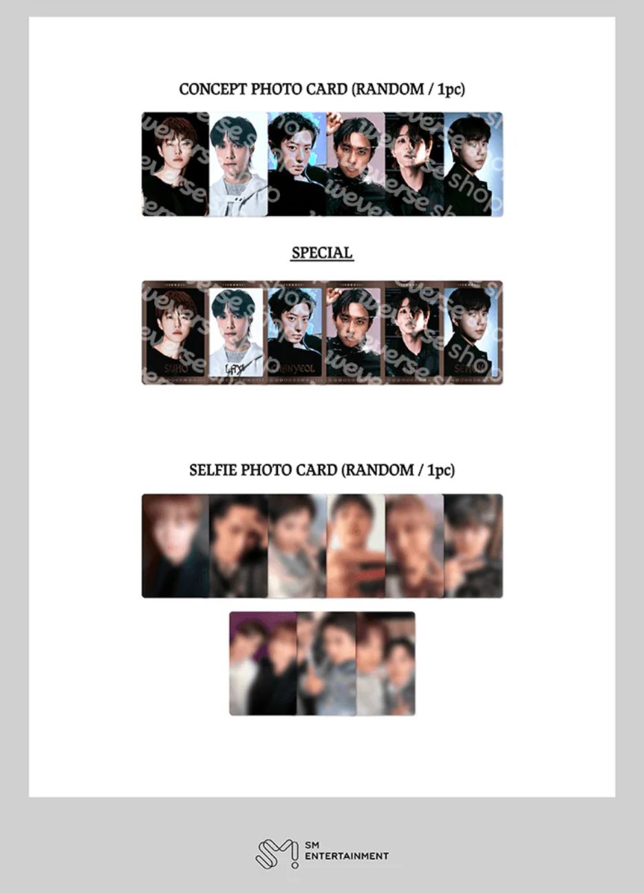 EXO - RANDOM TRADING CARD (EXO POP-UP 'REVERXE THE WORLD' OFFICIAL MD) Nolae