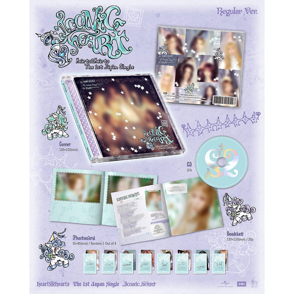 HEARTS2HEARTS - ICONIC HEART (THE 1ST JAPAN SINGLE) Nolae