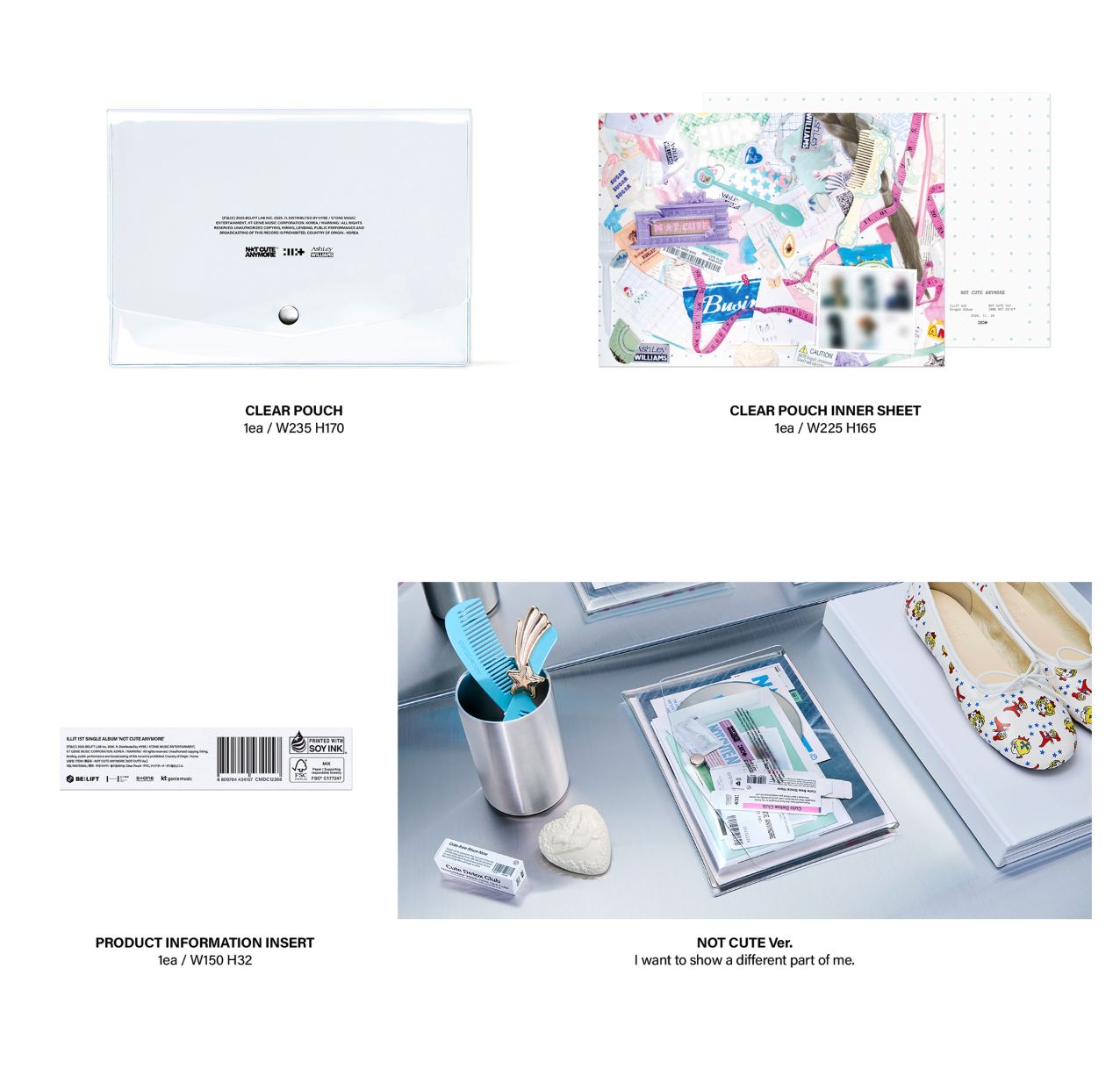 ILLIT NOT CUTE ANYMORE weverse 30枚 新品未開封 ILLIT - NOT CUTE ANYMORE + Weverse Gift