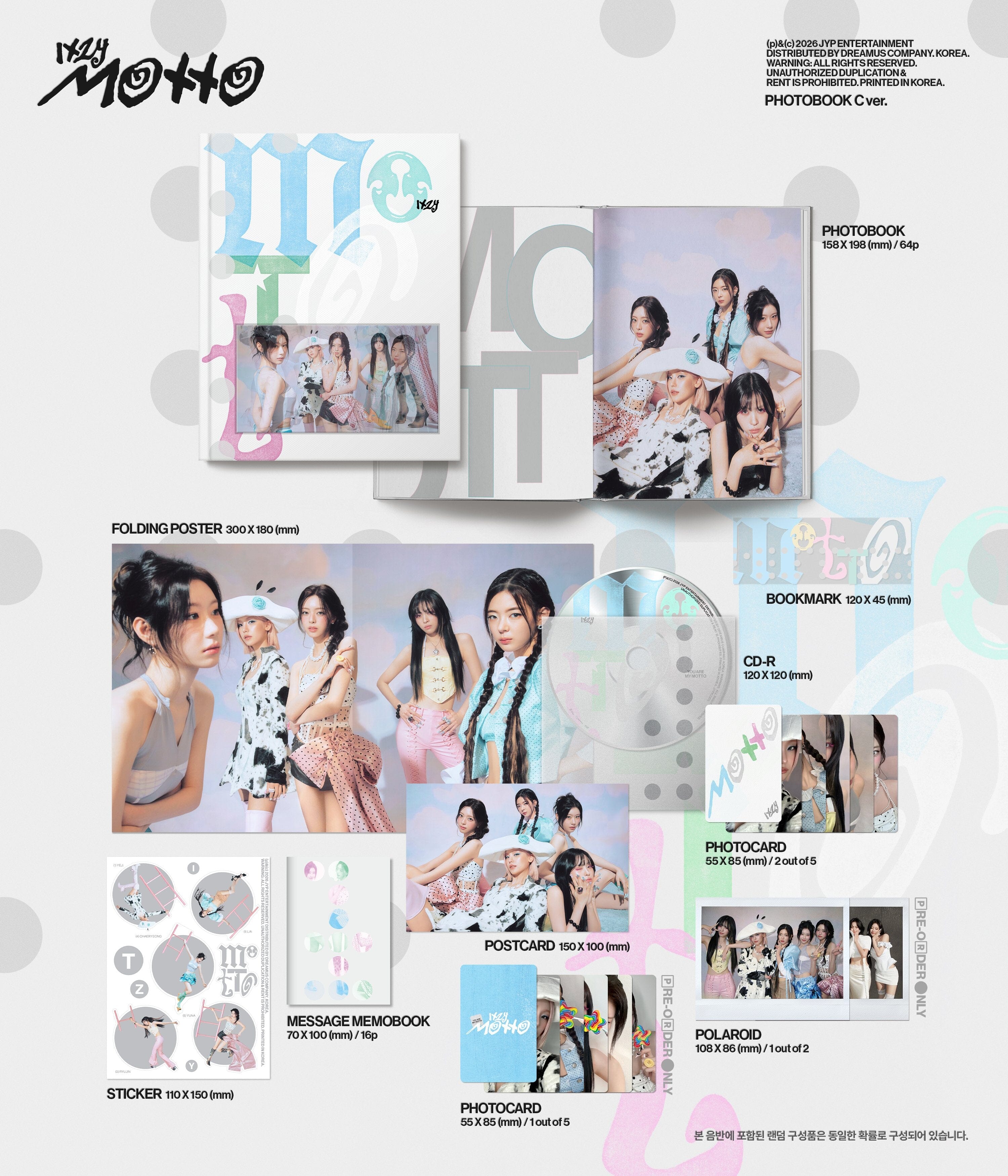 ITZY - MOTTO (PHOTOBOOK VER.) + Apple Music Gift