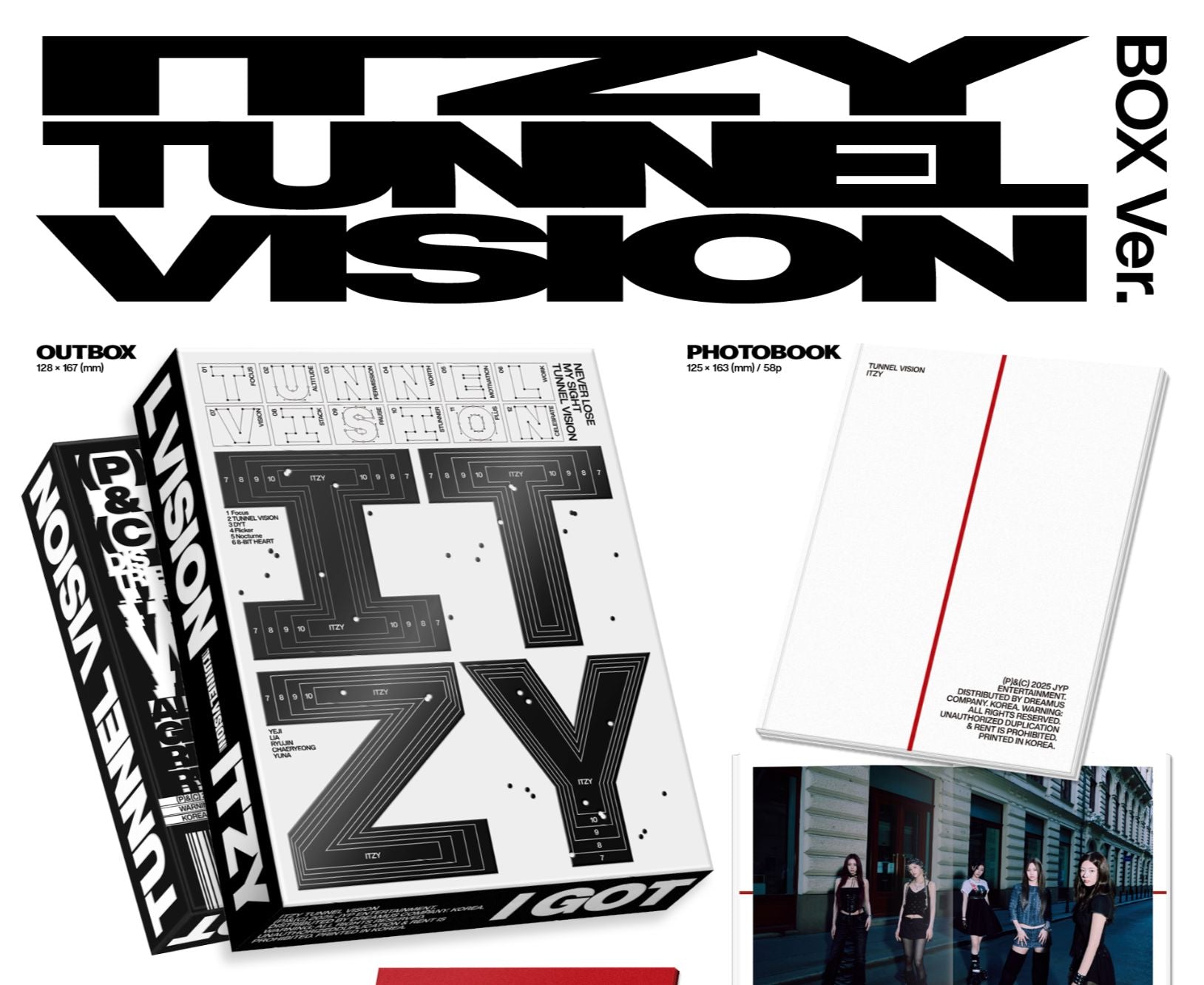 ITZY - TUNNEL VISION (BOX VER.) Nolae