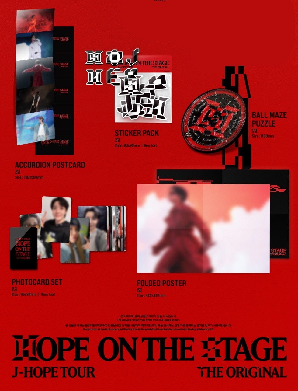 J-HOPE (BTS) - J-HOPE TOUR 'HOPE ON THE STAGE' THE ORIGINAL + POB WEVERSE GIFT Nolae