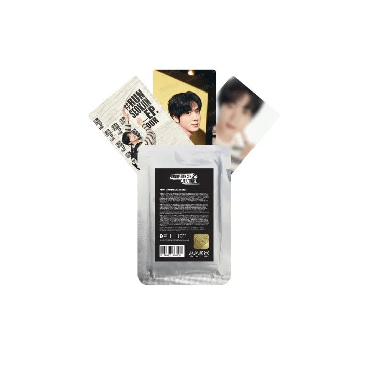 タレントカード RUNSEOKJIN in JAPAN INSTANT PHOTO CARD jin-bts-mini-photo-card-set-