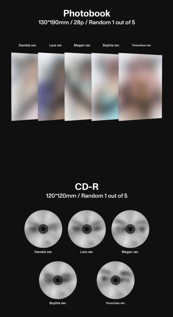 KATSEYE - WILD (MEMBER VER.) SET + Weverse Gift Nolae