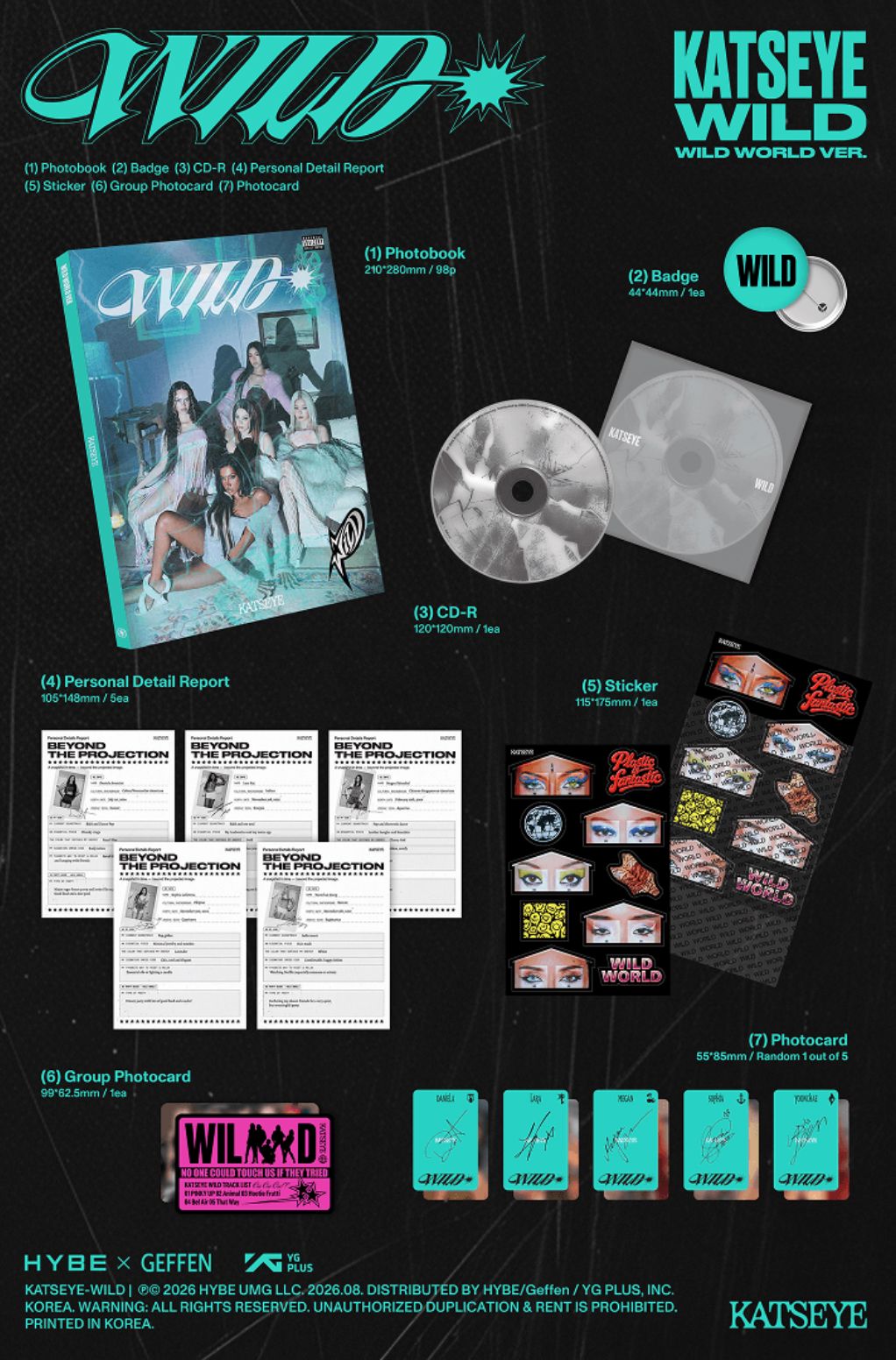 KATSEYE - WILD + Soundwave Gift Nolae