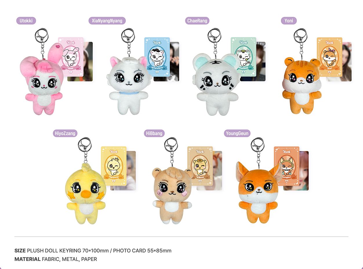 KEP1ER - PLUSH DOLL KEYRING (KEP1ER CHARACTER [KEP1E] MD)