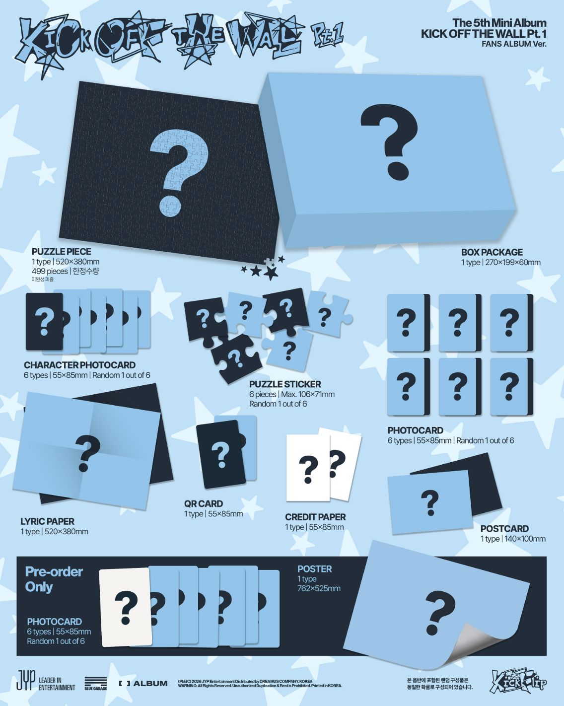 KICKFLIP - KICK OFF THE WALL PT. 1 (FANS ALBUM VER.) Nolae
