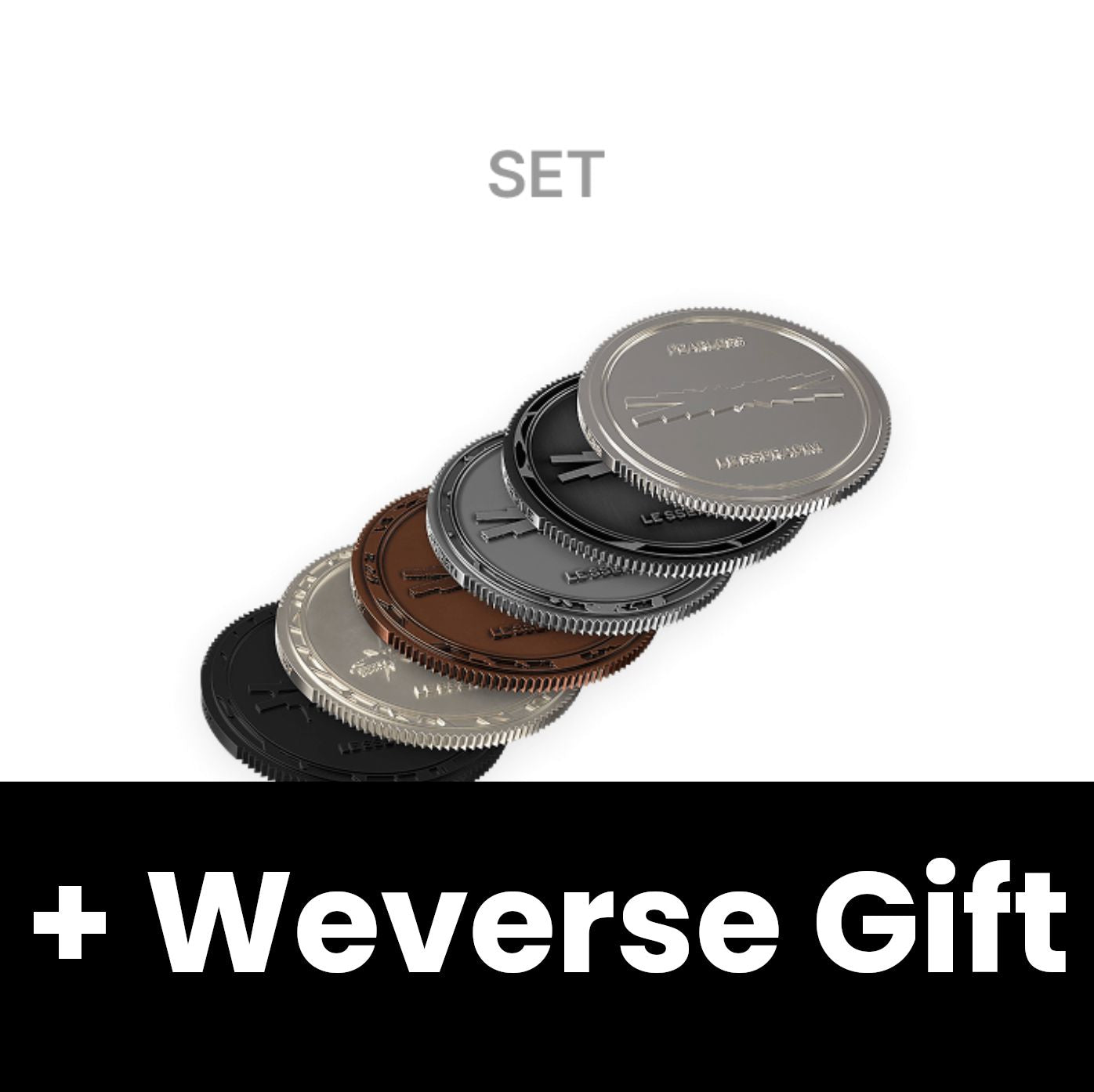 LE SSERAFIM - SOUND COIN ALBUM SET + Weverse Gift Nolae