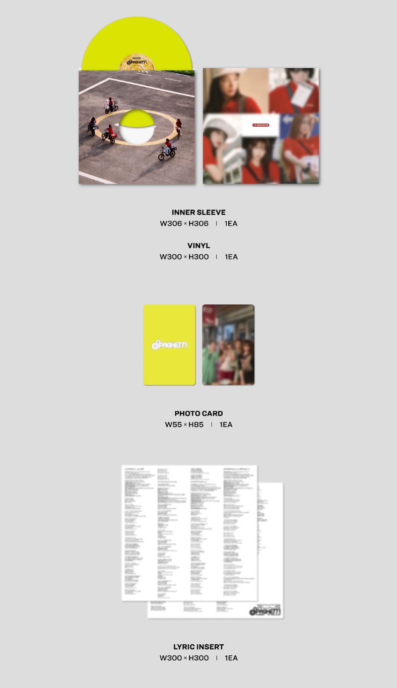 LE SSERAFIM - SPAGHETTI (VINYL) Nolae