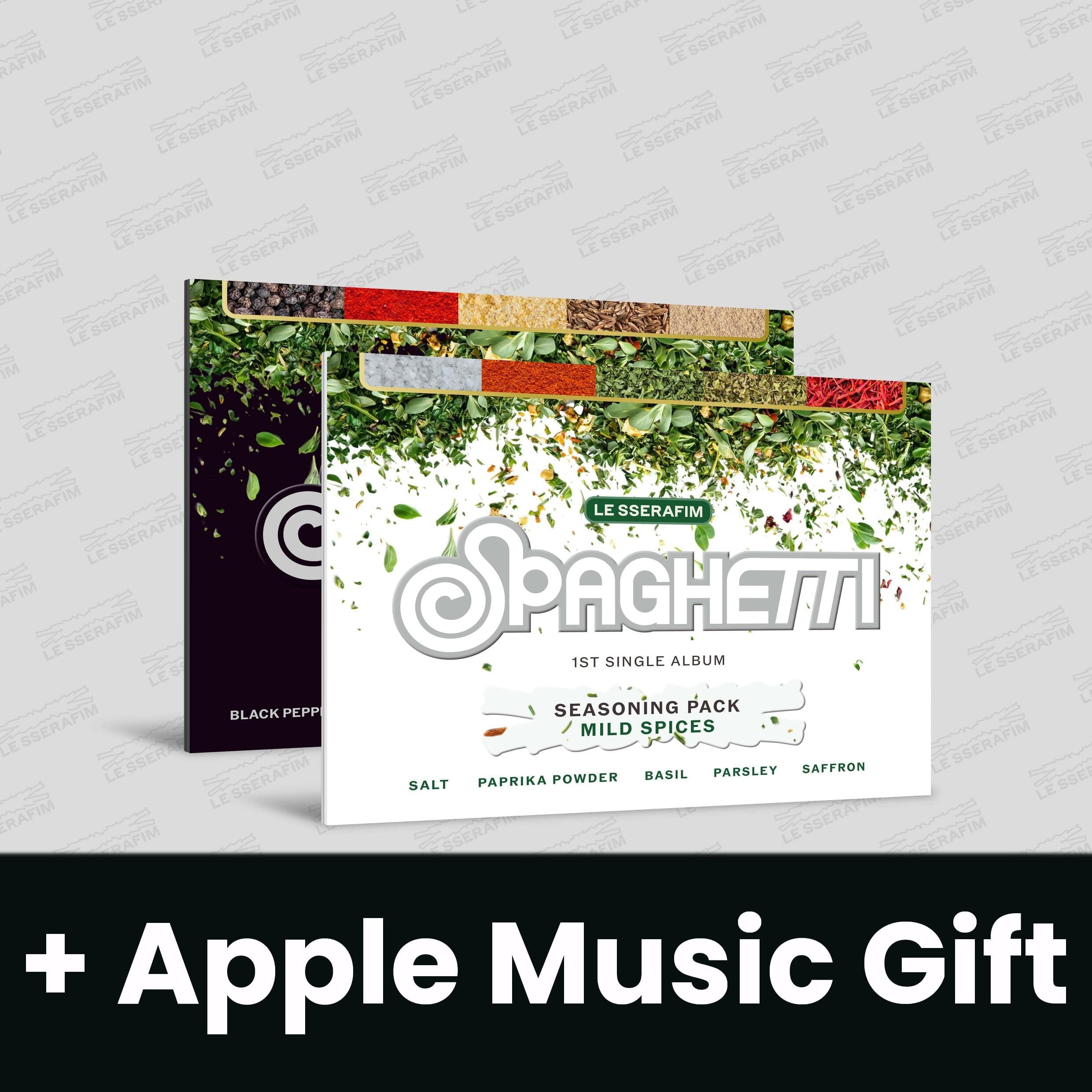 LE SSERAFIM - SPAGHETTI (WEVERSE ALBUMS VER.) + Apple Music Gift