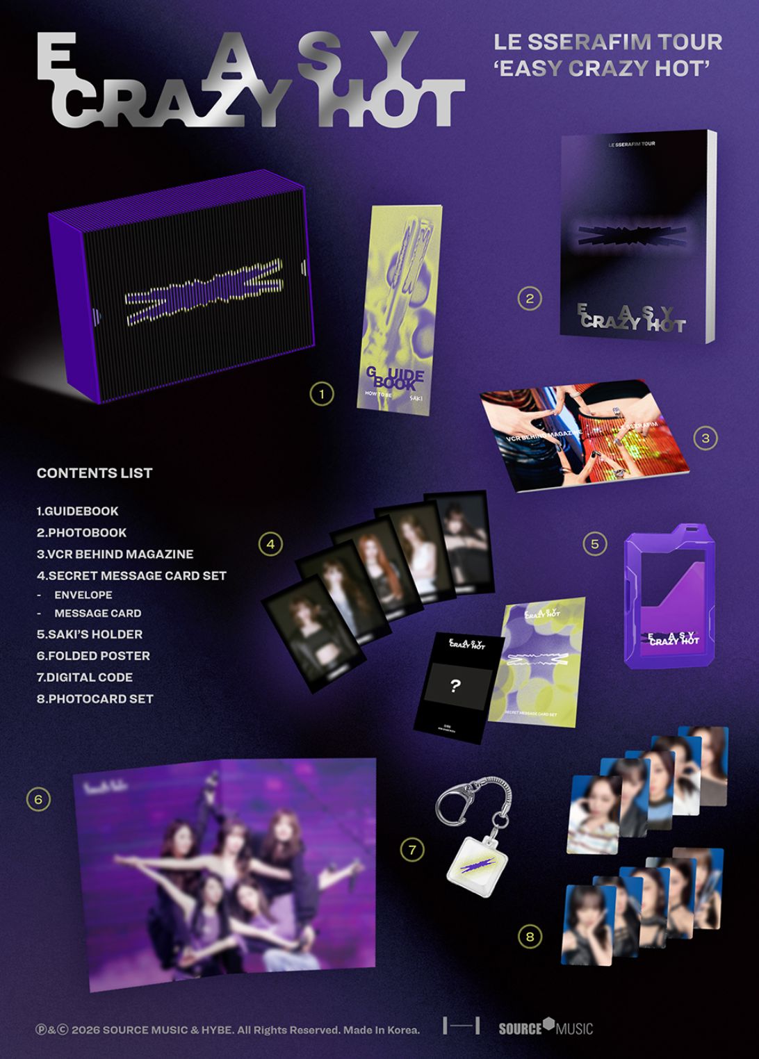 LE SSERAFIM - TOUR 'EASY CRAZY HOT' ENCORE IN SEOUL (DIGITAL CODE) + A