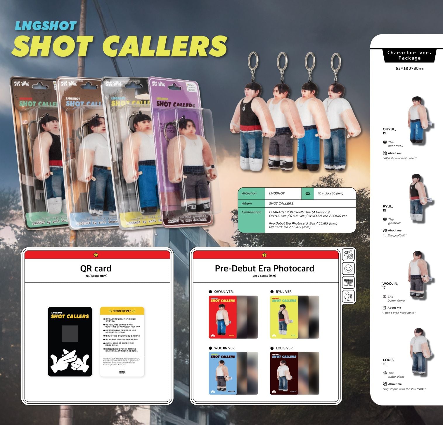 LNGSHOT - SHOT CALLERS (CHARACTER VER.) (LIMITED EDITION) Nolae
