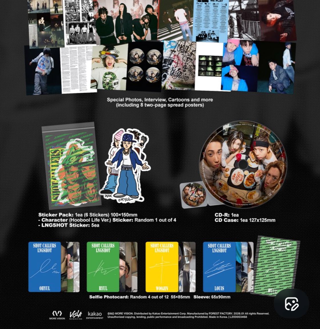 LNGSHOT - SHOT CALLERS (MAGAZINE VER.) Nolae