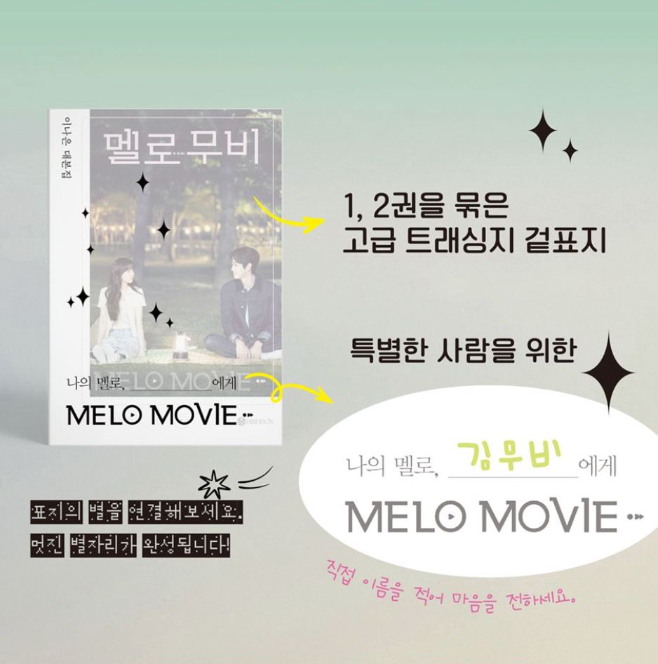 MELO MOVIE - SCRIPT BOOK SET (WRITER LEE NA EUN) Nolae
