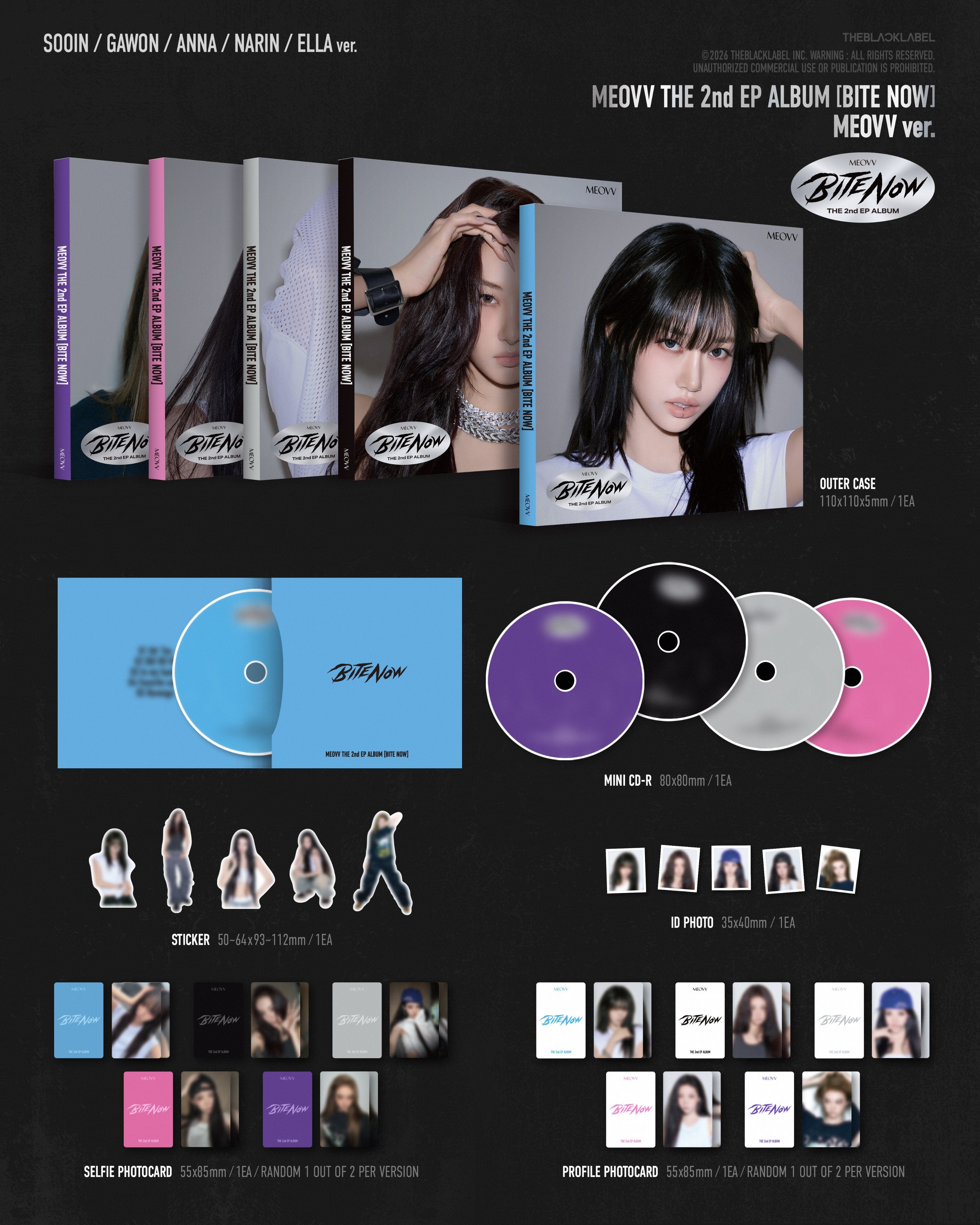 MEOVV - BITE NOW (MEOVV VER.) + YG Gift