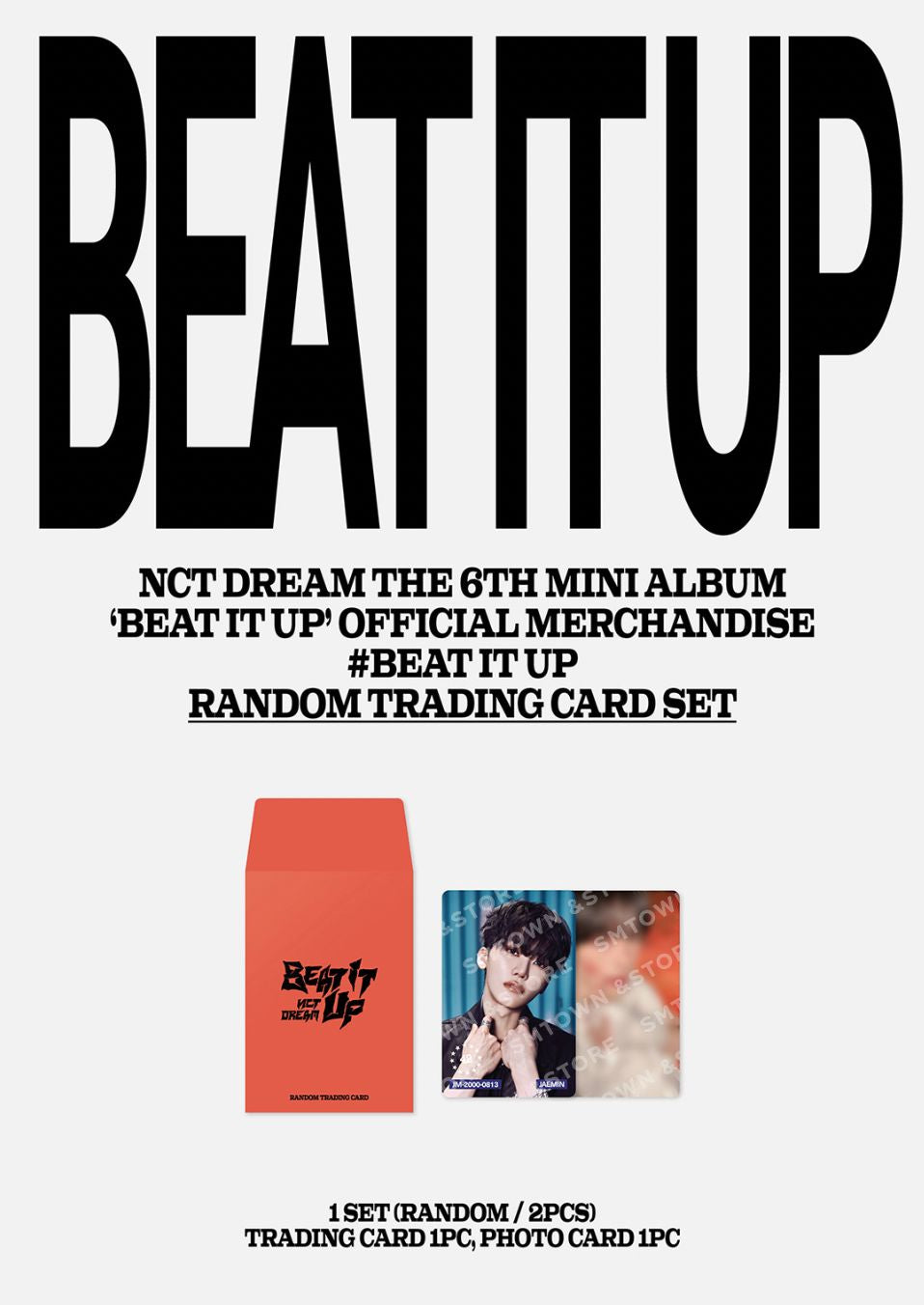 NCT DREAM - RANDOM TRADING CARD SET (6TH MINI ALBUM 'BEAT IT UP' MD) Nolae