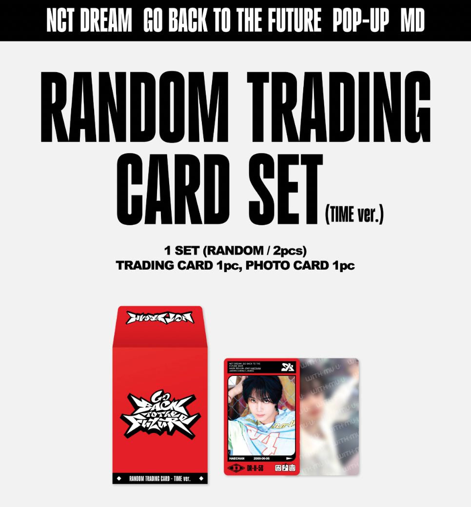 NCT DREAM - RANDOM TRADING CARD SET (GO BACK TO THE FUTURE POP-UP MD)