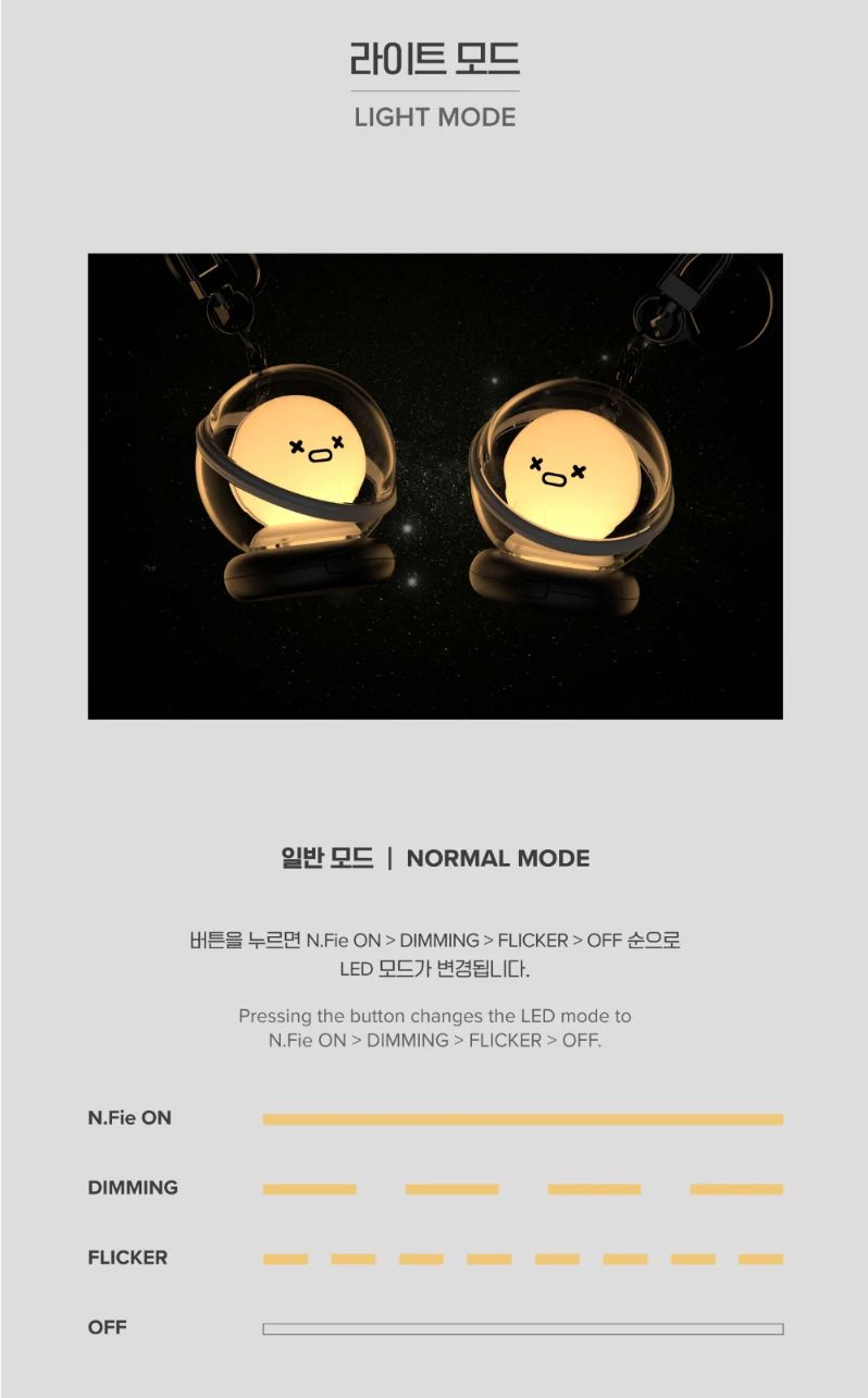 N.FLYING - OFFICIAL LIGHT KEYRING VER.2 Nolae
