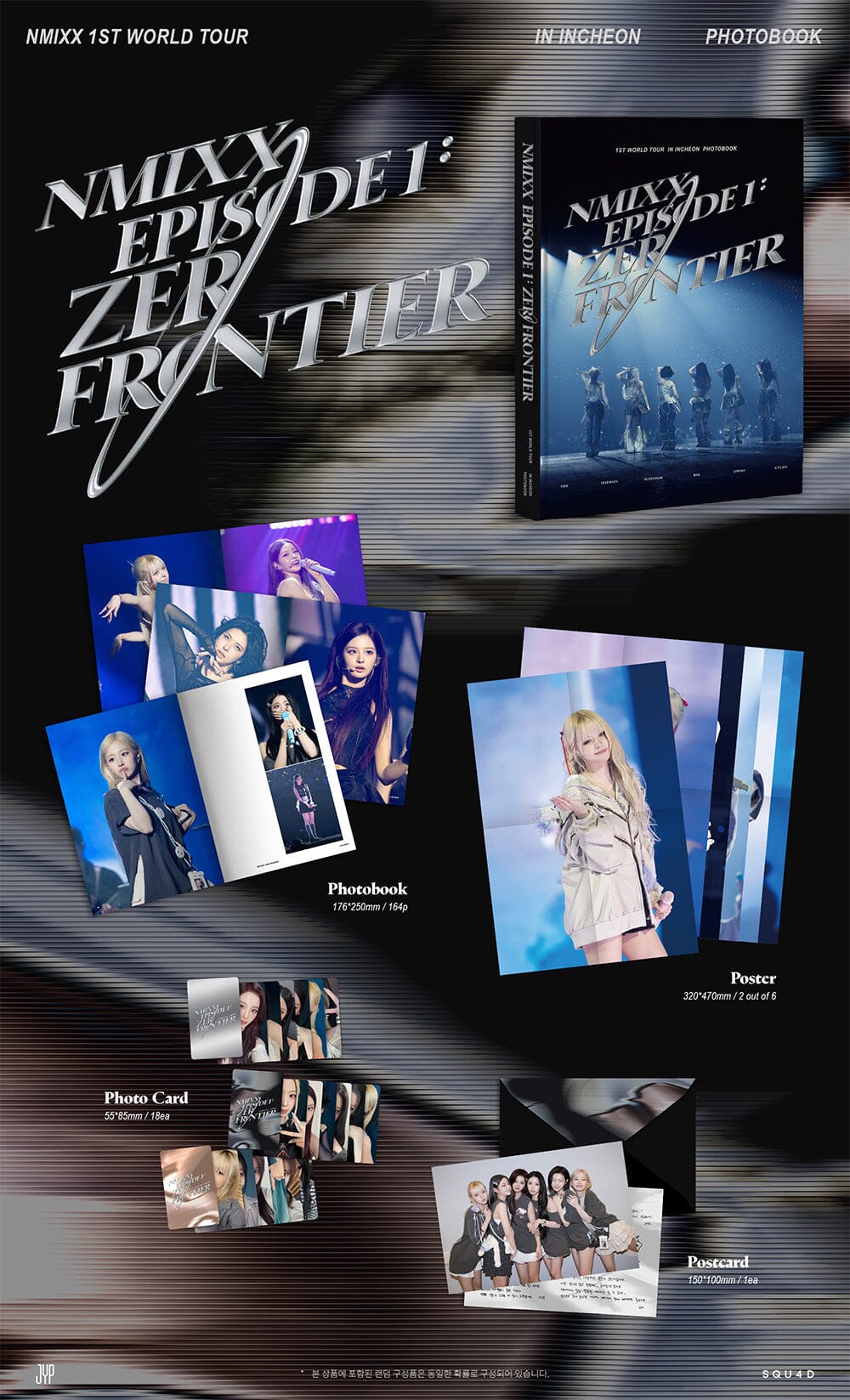 NMIXX - 1ST WORLD TOUR 'EPISODE 1: ZERO FRONTIER' IN INCHEON PHOTOBOOK + FANS SHOP Gift Nolae