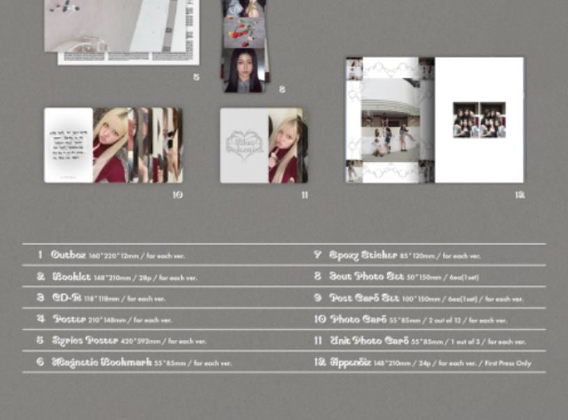 NMIXX - BLUE VALENTINE + FANS SHOP Photocard Nolae