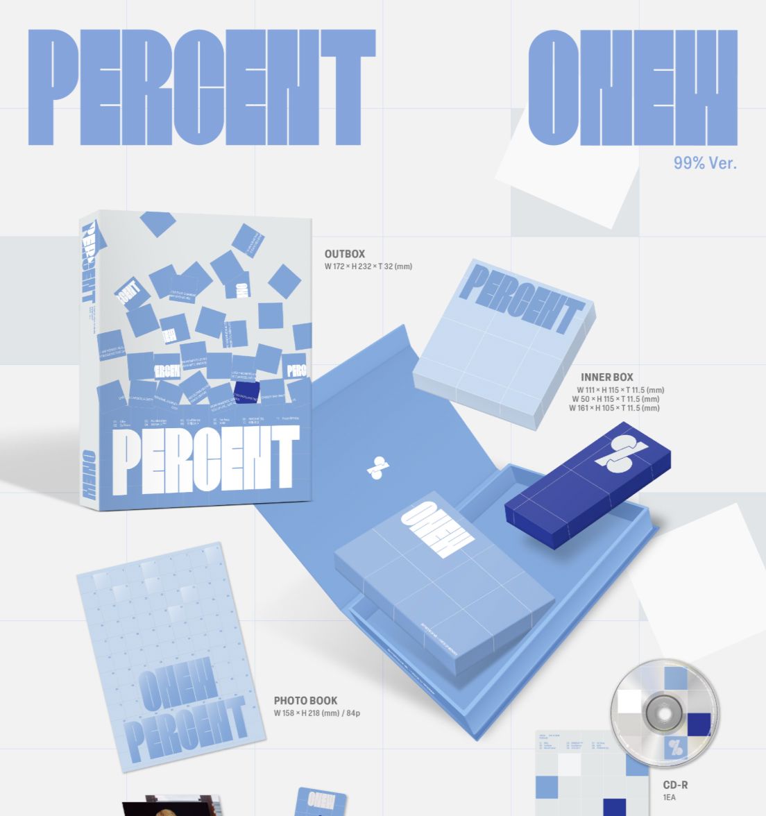 ONEW (SHINEE) - PERCENT (PHOTOBOOK VER.) Nolae