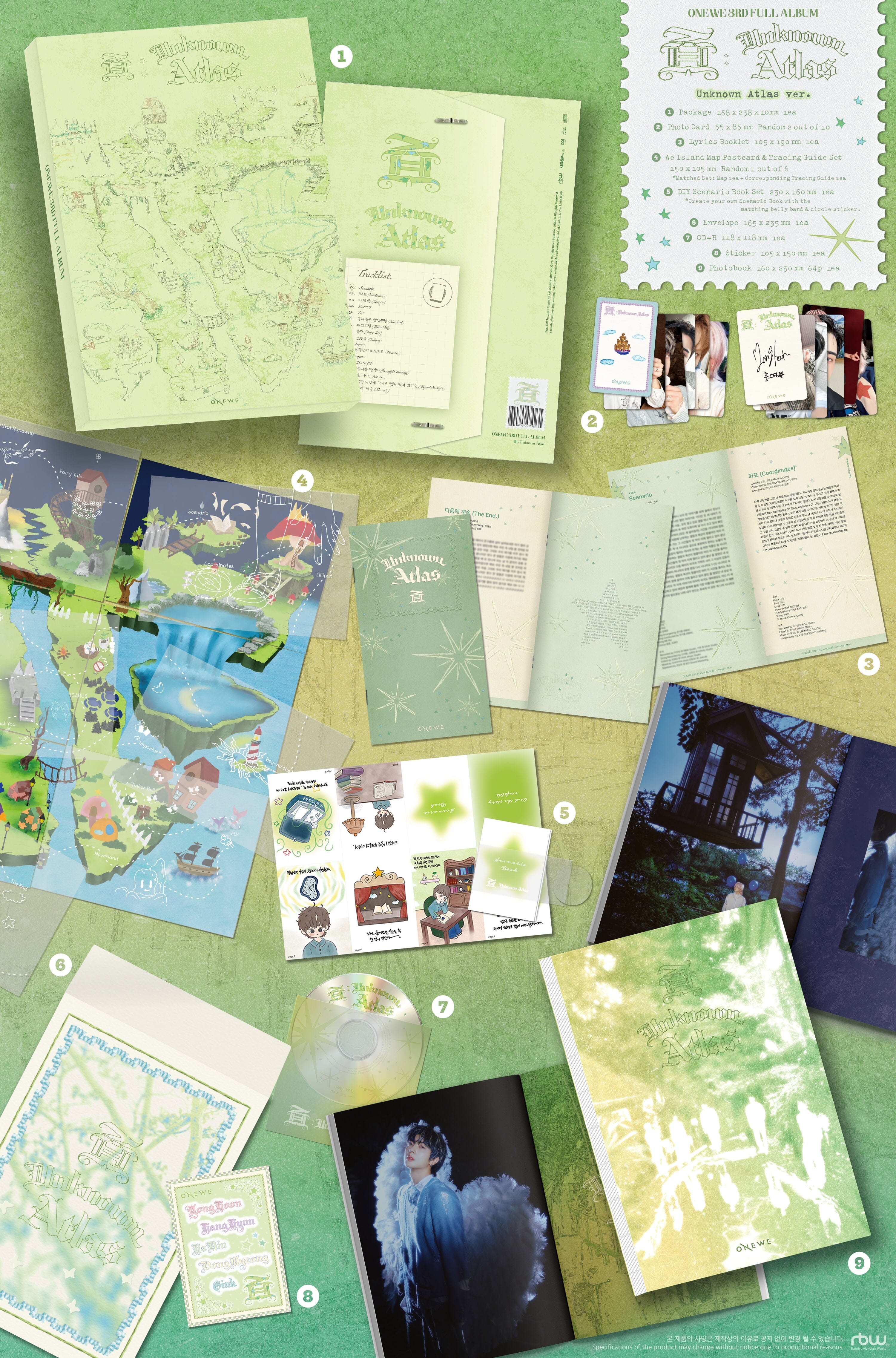 ONEWE - 面 : UNKNOWN ATLAS Nolae