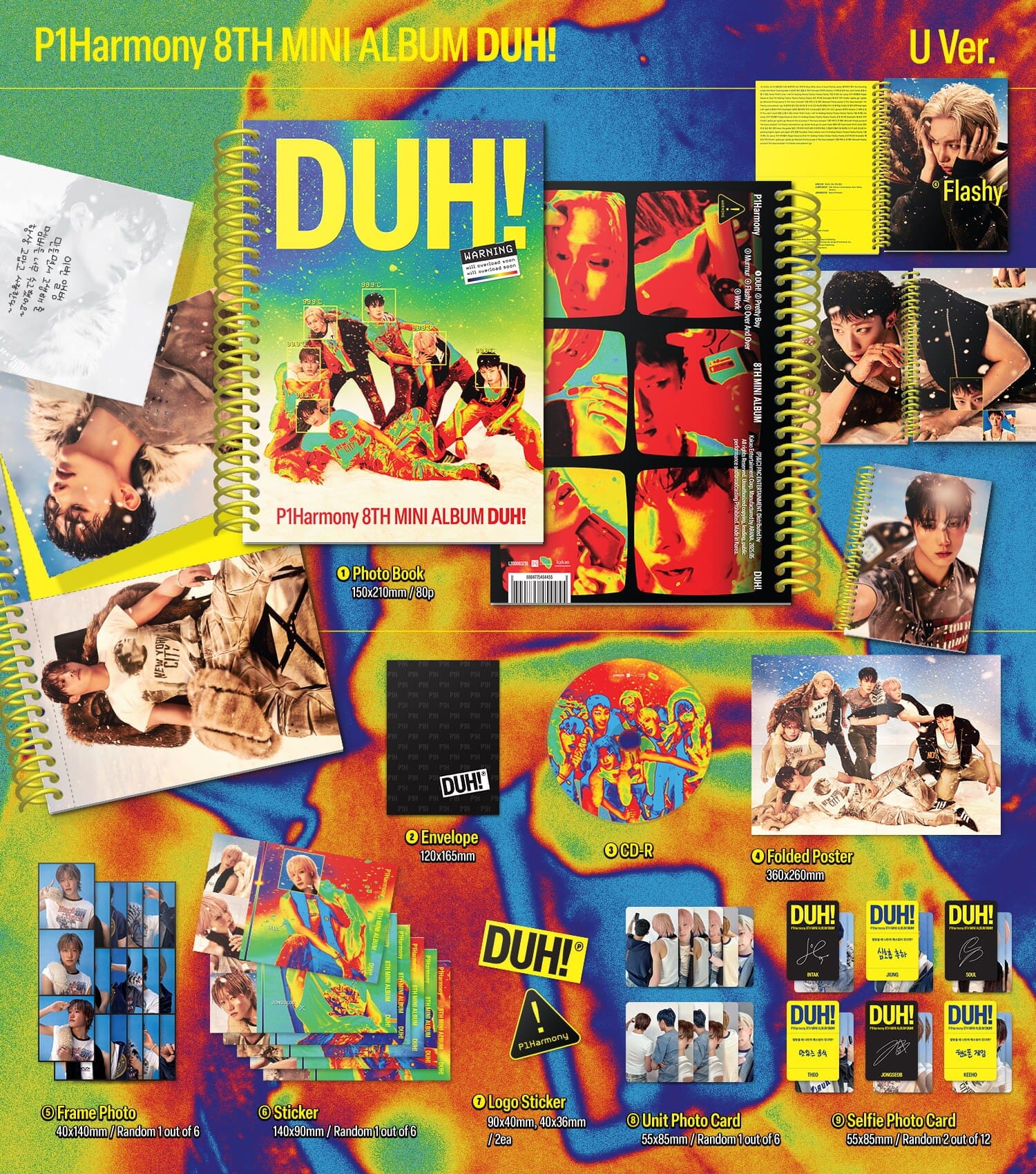 P1HARMONY - DUH! (8TH MINI ALBUM) Nolae