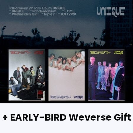 P1HARMONY - UNIQUE (PHOTO BOOK VER.) + EARLY-BIRD Weverse Gift