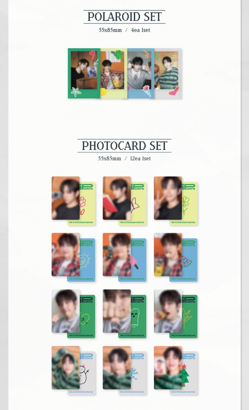 PARK JIN YOUNG (GOT7) - 2026 SEASON'S GREETINGS (FLIP DAYS) + Extra Photocard Nolae