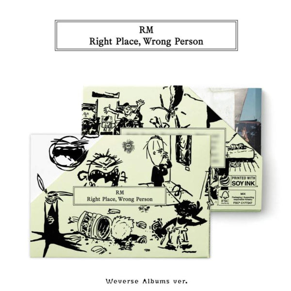 RM (BTS) - RIGHT PLACE, WRONG PERSON (2ND SOLO ALBUM) WEVERSE ALBUMS V