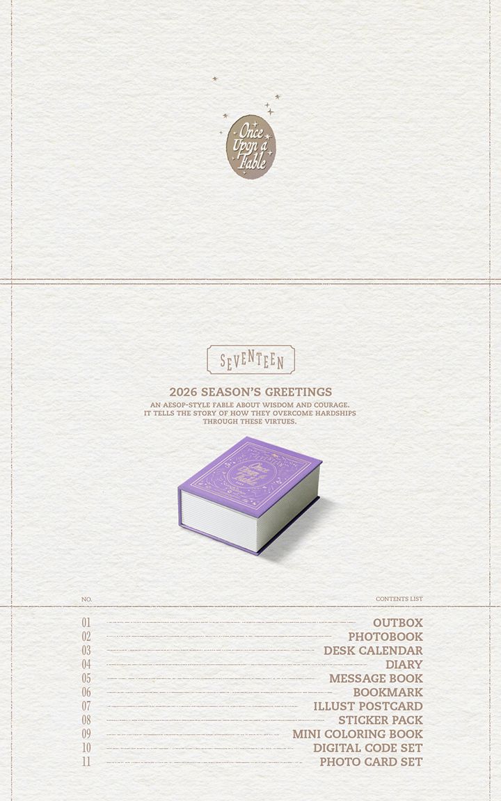 SEVENTEEN - 2026 SEASON'S GREETINGS & WALL CALENDAR SET + POB WEVERSE