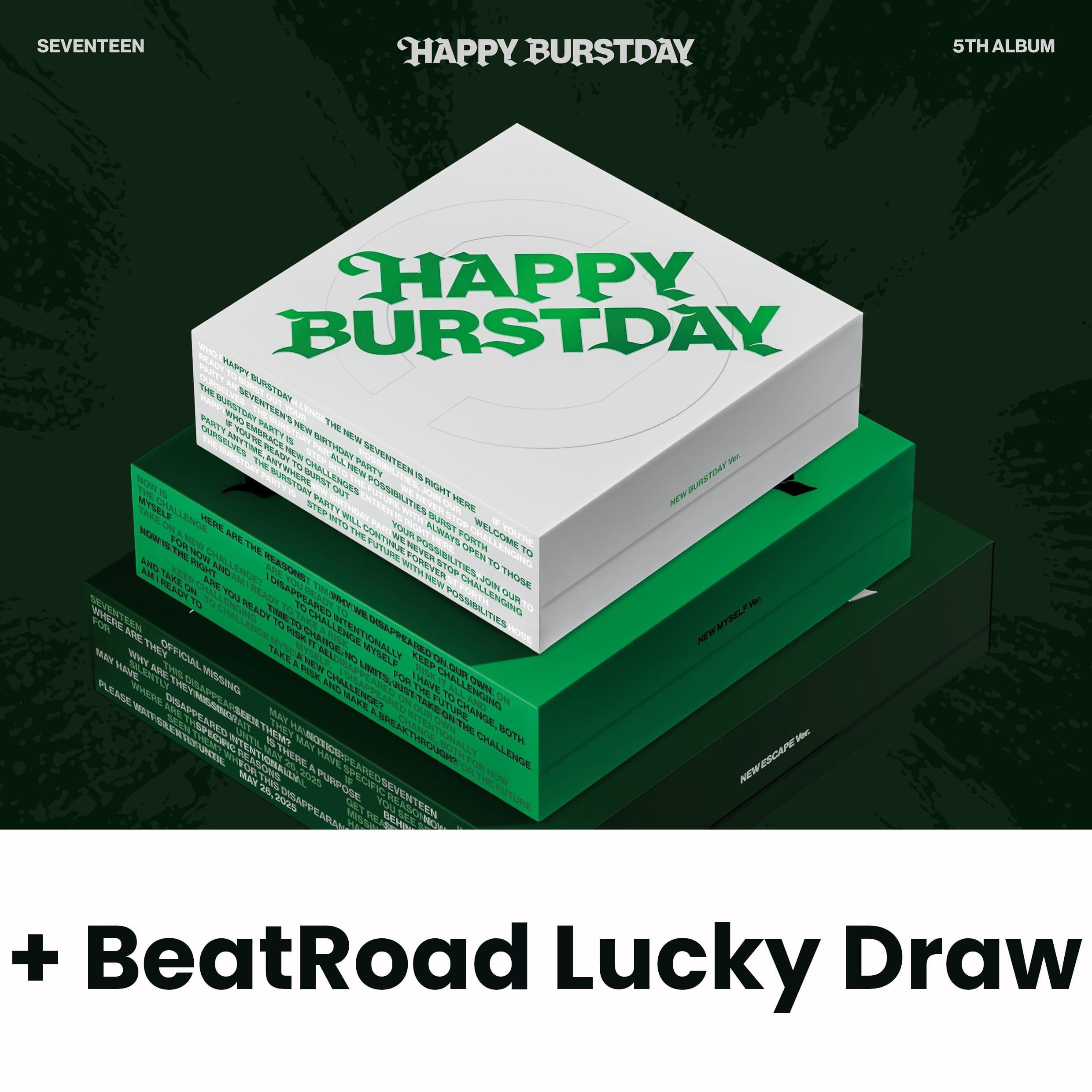 SEVENTEEN - HAPPY BURSTDAY + BeatRoad Lucky Draw Photocard Nolae