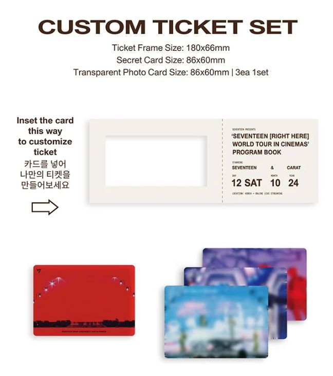 SEVENTEEN - PROGRAM BOOK (RIGHT HERE WORLD TOUR (IN) CINEMAS) Nolae