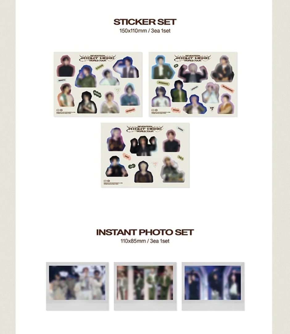 SEVENTEEN - RIGHT HERE WORLD TOUR (DIGITAL CODE) + Kakao Gift Nolae