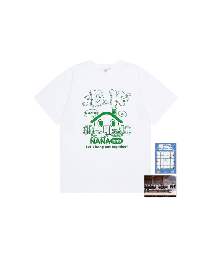 SEVENTEEN - T-SHIRT ('NANA BNB WITH SEVENTEEN' OFFICIAL MD) Nolae