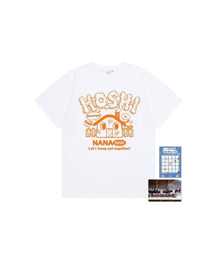 SEVENTEEN - T-SHIRT ('NANA BNB WITH SEVENTEEN' OFFICIAL MD) Nolae